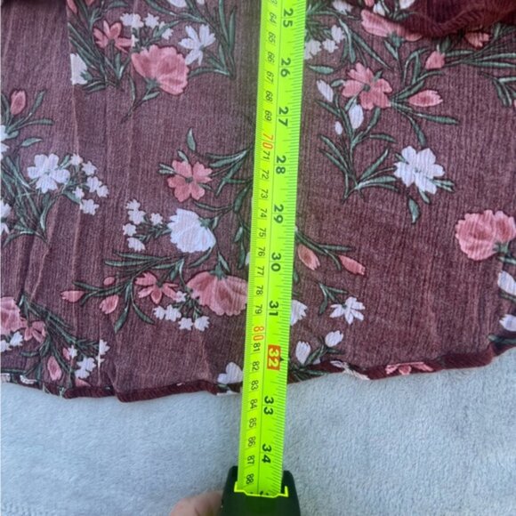 Torrid Babydoll Gauze Surplice Tunic Top - Picture 13 of 13